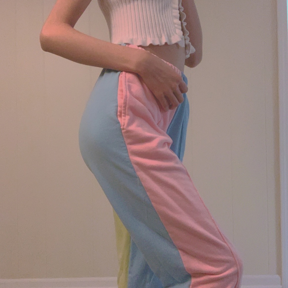 🦄 colorblock sweats BNWOT 🦄
